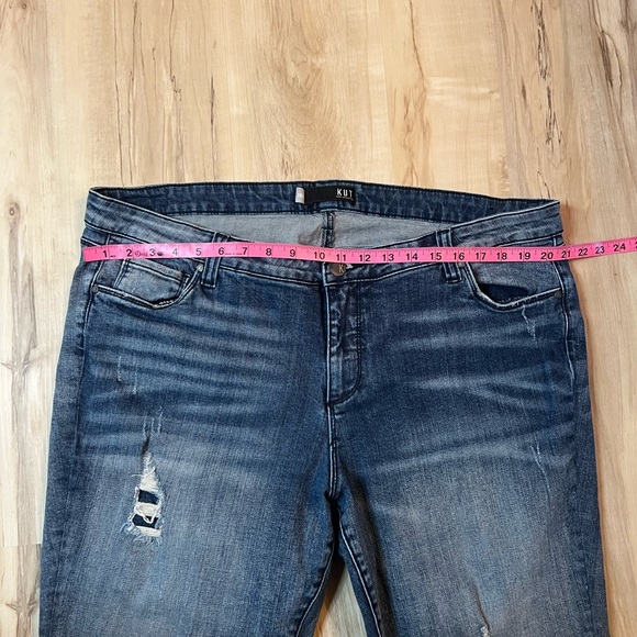 KUT FROM THE KLOTH Reese Ankle Straight Leg Distressed Jeans Women’s Size 18w - Picture 10 of 13